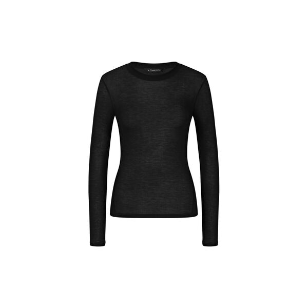 Beauty Layers Top LSL Crew Neck, svart Beauty Layers Top LSL Crew Neck, svart, Triumph