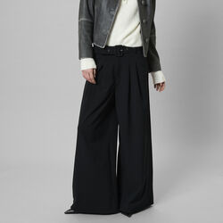 MWHace Vitta High Wide Pant, black, My Essential Wardrobe