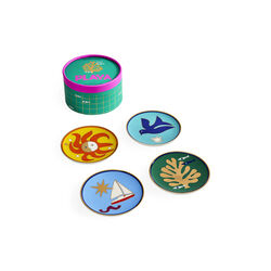 Playa glassunderlag 4 stk., Jonathan Adler