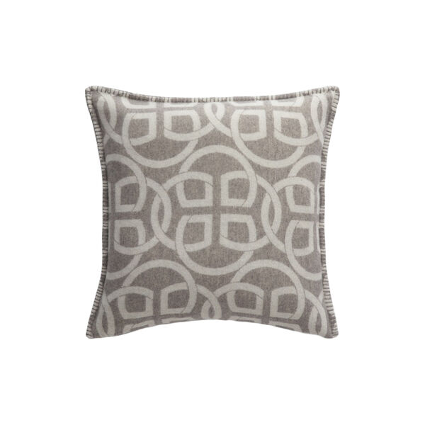 Monogram ull pute, light grey, Gant