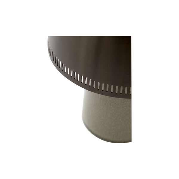 Raku SH8 transportabel bordlampe, beige grey/bronzed, &Tradition