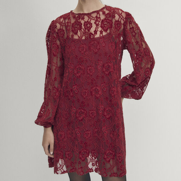 Dablon kjole, blondevin, ALOHAS