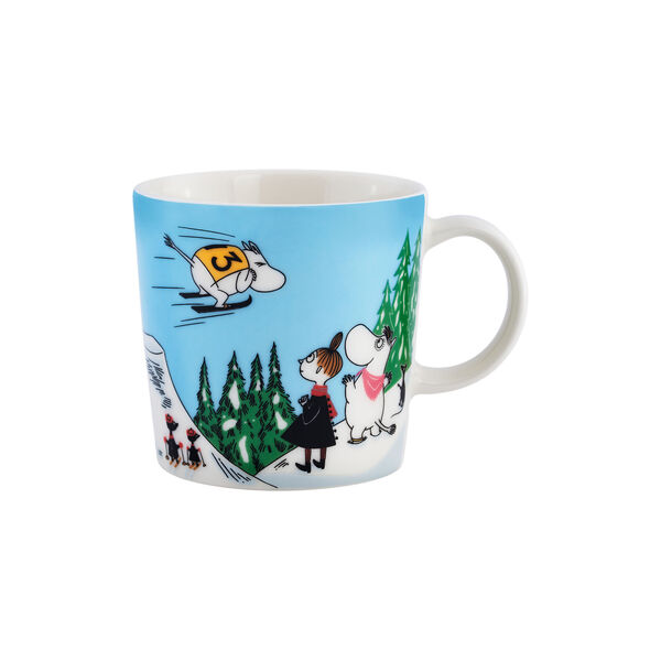Mummi kopp 0,3 L, skihopp, Moomin Arabia