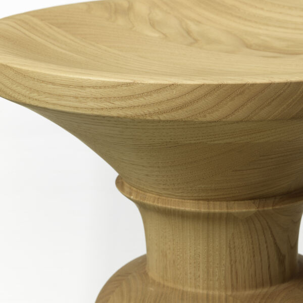 Stool Model B, walnut, Vitra 