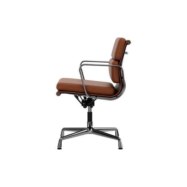 Soft Pad Chair, cognac/polished, Vitra 