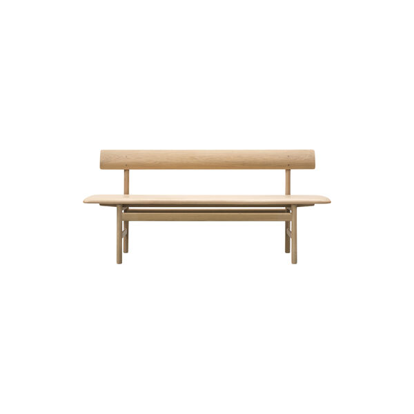 3171 The Mogensen Bench benk, såpebehandlet eik/natural 90 3171 The Mogensen Bench benk, såpebehandlet eik/natural 90, Fredericia Furniture