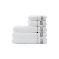 Hotel Collection h&aring;ndkle 30x50, white/beige, Lexington