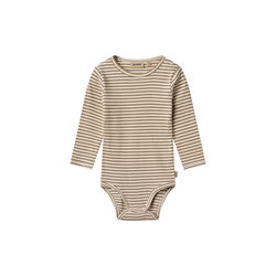 Body L/S Berti, 9570 stone stripe, Wheat