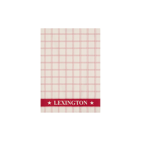 Cotton Jacquard Kitchen Towel | Red/White | Kj&oslash;kkenh&aring;ndkle, Lexington