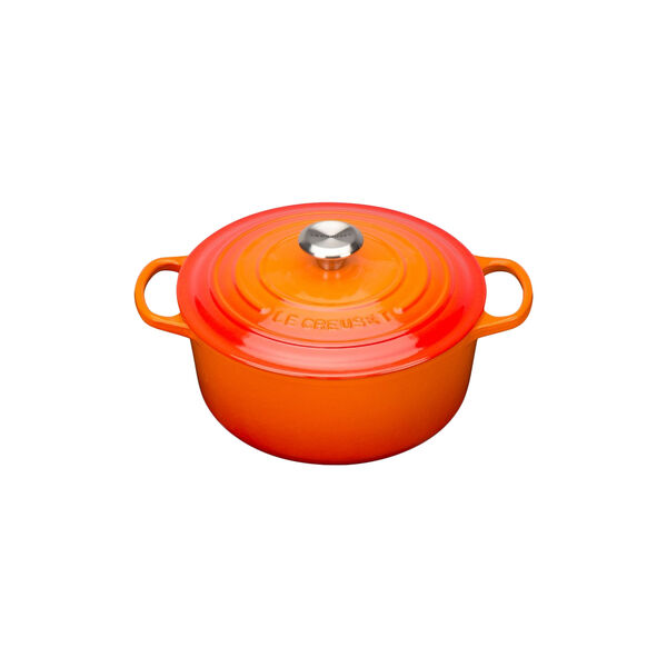 Volcanic rund støpejernsgryte, 4,2 l, Le Creuset
