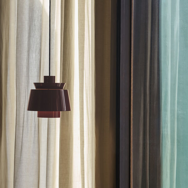 Utzon JU1 P Pendant, dark burgundy, &Tradition