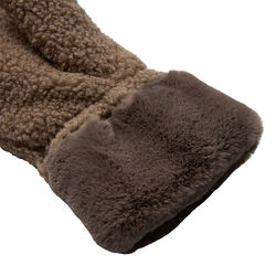 NUBERNIE TEDDY MITTENS, sesame, NÜMPH