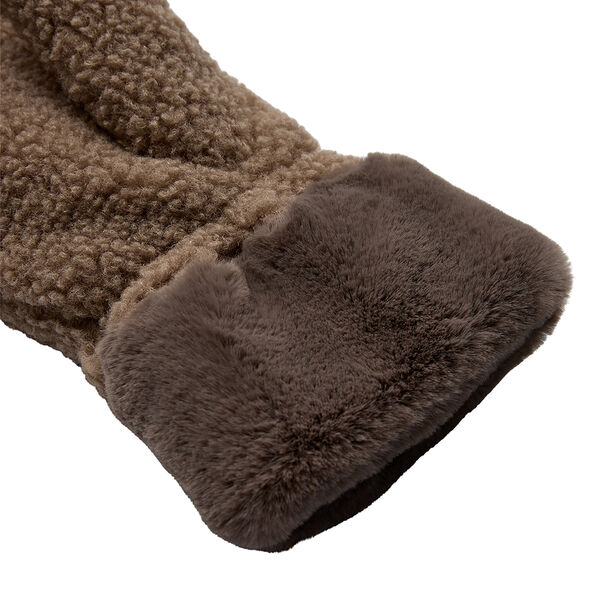 NUBERNIE TEDDY MITTENS, sesame NUBERNIE TEDDY MITTENS, sesame, NÜMPH