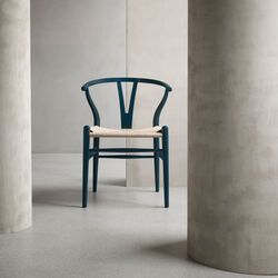 CH24 Y-stolen spisestuestol, soft north sea, Carl Hansen & S&oslash;n