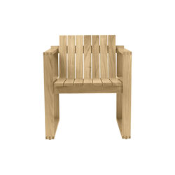 BK10 spisebordstol, ubehandlet teak, Carl Hansen & Søn