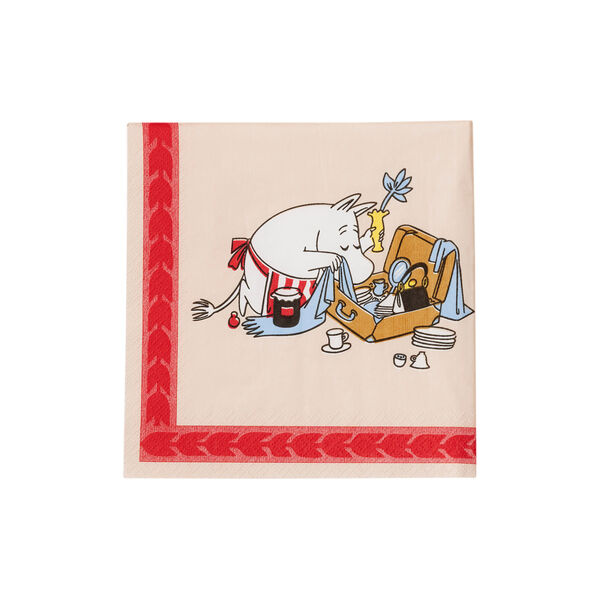 Mummi papirservietter Ferieklar, Moomin Arabia