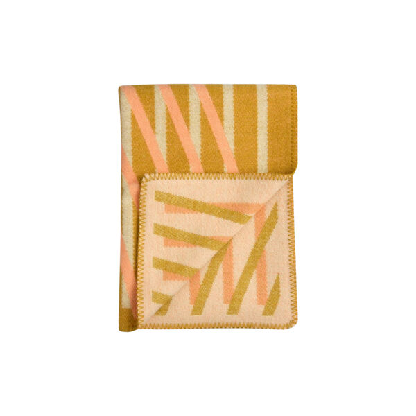 Bislett Pledd, Peach/Pistachio, Røros Tweed