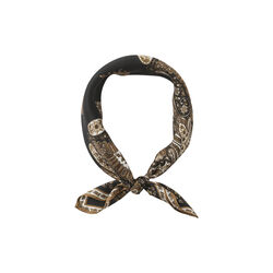 5142PBOScarf silk small, black, PBO