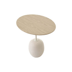 Lato sofabord LN9, ivory/eik Lato sofabord LN9, ivory/eik, &Tradition