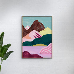 Lilac Lake, Poster & Frame