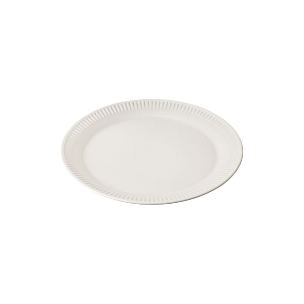 Knabstrup tallerken 19 cm, hvit Knabstrup tallerken 19 cm, hvit, Knabstrup Keramik