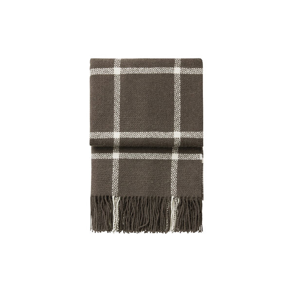 Tartan pledd, brown, ELVANG