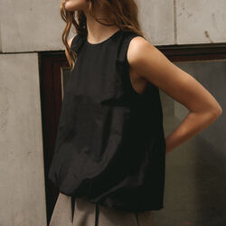 Tanis top, black, Heartmade