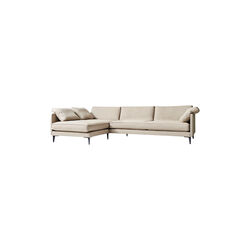 EJ294 sofa med sjeselong, sand, Fredericia Furniture