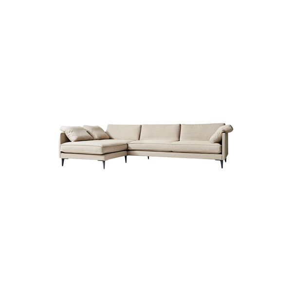EJ294 sofa med sjeselong, sand, Fredericia Furniture