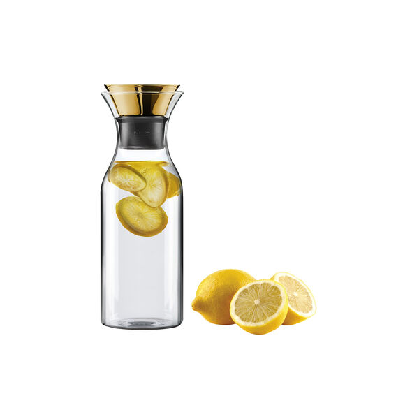 Kjøleskapskaraffel med vippelokk messing, Eva Solo