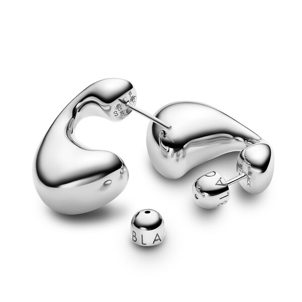 Dolphin &Oslash;rering large, s&oslash;lv, Maria Black