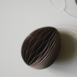 OVOID p&aring;skepynt large, brown, DBKD