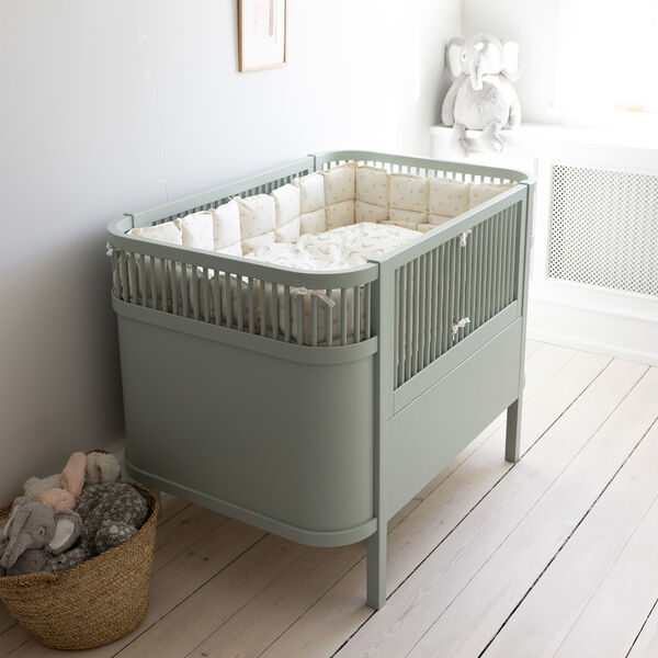 Baby- & juniorseng, mist green, Sebra