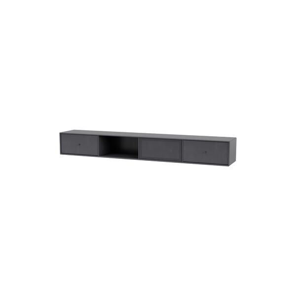 OCTAVE VII TV-benk, 36 coal, Montana Furniture