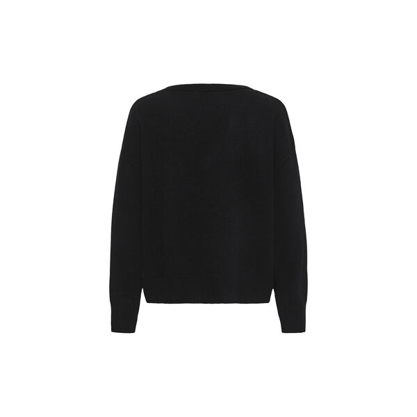 MWJola V-Neck Knit Pullover, black, My Essential Wardrobe