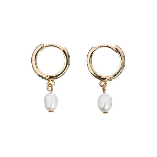 Pearl Small Hoop &oslash;reringer, gull, timi of Sweden