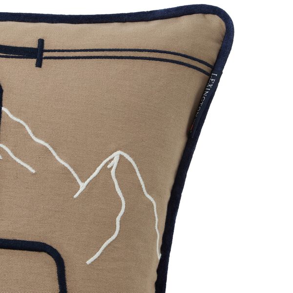 Dog Lift Twill Patch Cover, beige/white multi, Lexington