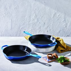 Signature st&oslash;pejern stekepanne &Oslash; 23 cm, azure blue, Le Creuset