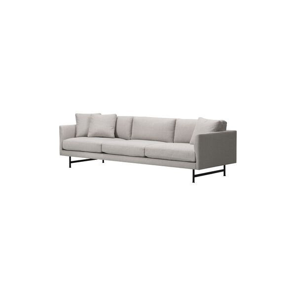 Calmo 3-seter sofa, beige/svart, Fredericia Furniture