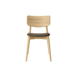Chiara spisebordsstol, Davos 2179 Umbra/hvitoljet eik, Bruunmunch Furniture