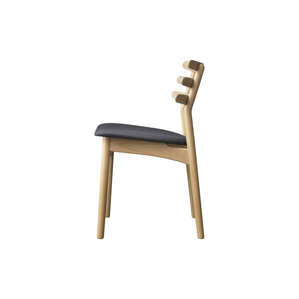 J48 stol, natur/antracit, FDB M&oslash;bler