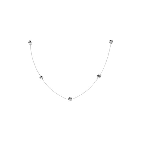 Forglemmigej halskjede, sølv, Flora Danica Jewellery