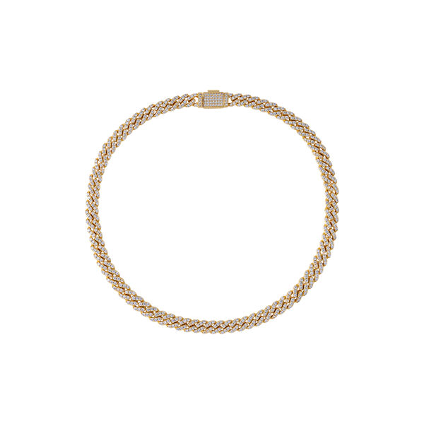 Classic Mexican chain necklace, Crystal Haze