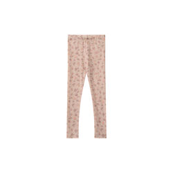 Wool Leggings Agi, 1358 lilac flowers, Wheat