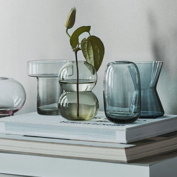 Midsummer Cow Vetch Mini vase 9 cm, green, Orrefors