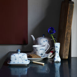 Musselmalt Riflet smørskål, Royal Copenhagen