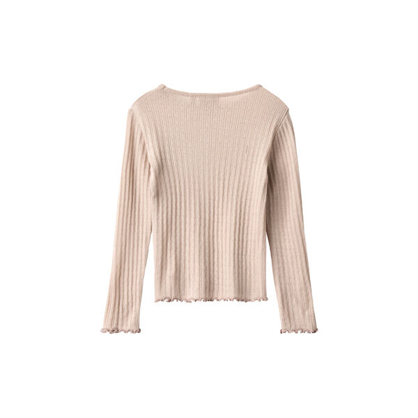 Wool silk T-Shirt L/S Alli, 1356 pale lilac, Wheat
