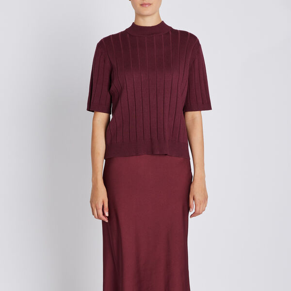 AnemoneBBGlady knit, bordeaux, Bruuns Bazaar