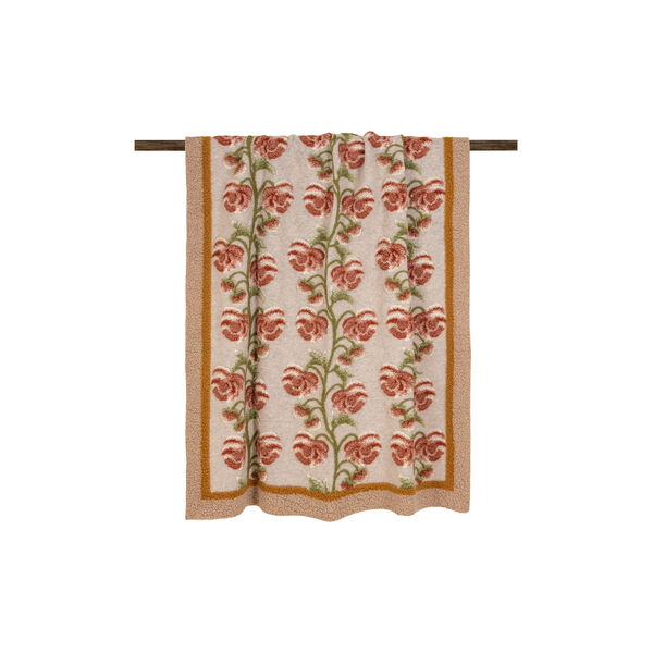 LANDSCAPE PEONY Boiled wool pledd 150x190cm, Frati Home