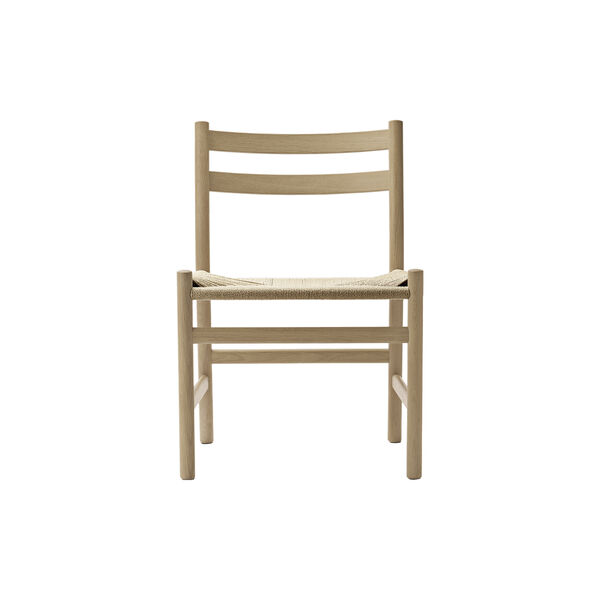 CH47 spisebordsstol, hvitoljet eik/natur, Carl Hansen & Søn